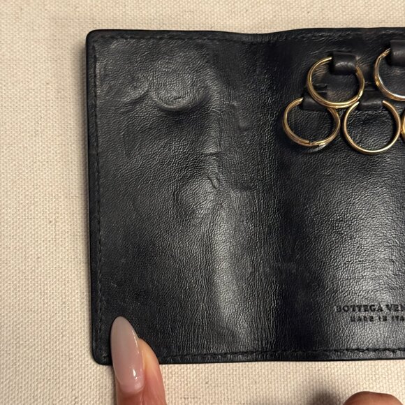 Bottega Veneta Intrecciato Leather 5 Key Case - Picture 8 of 9